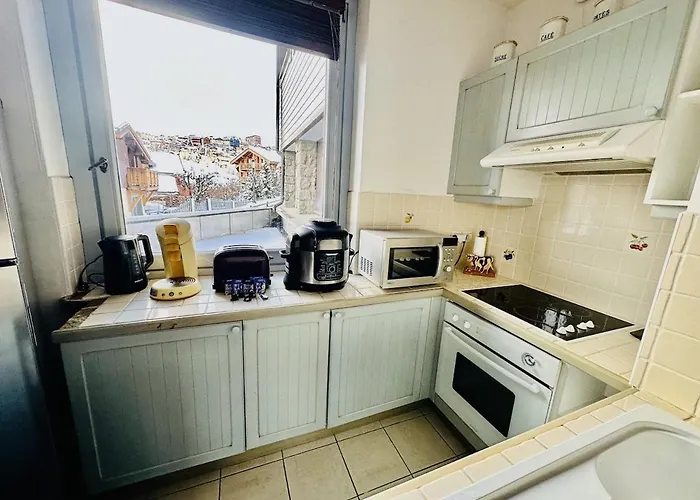 New Ski-in Ski-out 1 Bedroom In شقة كورشوفيل